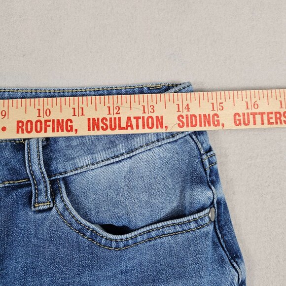 Judy Blue Jeans Womens 7/28 Blue Denim Skinny Fit Mid Rise Designer - Picture 5 of 14